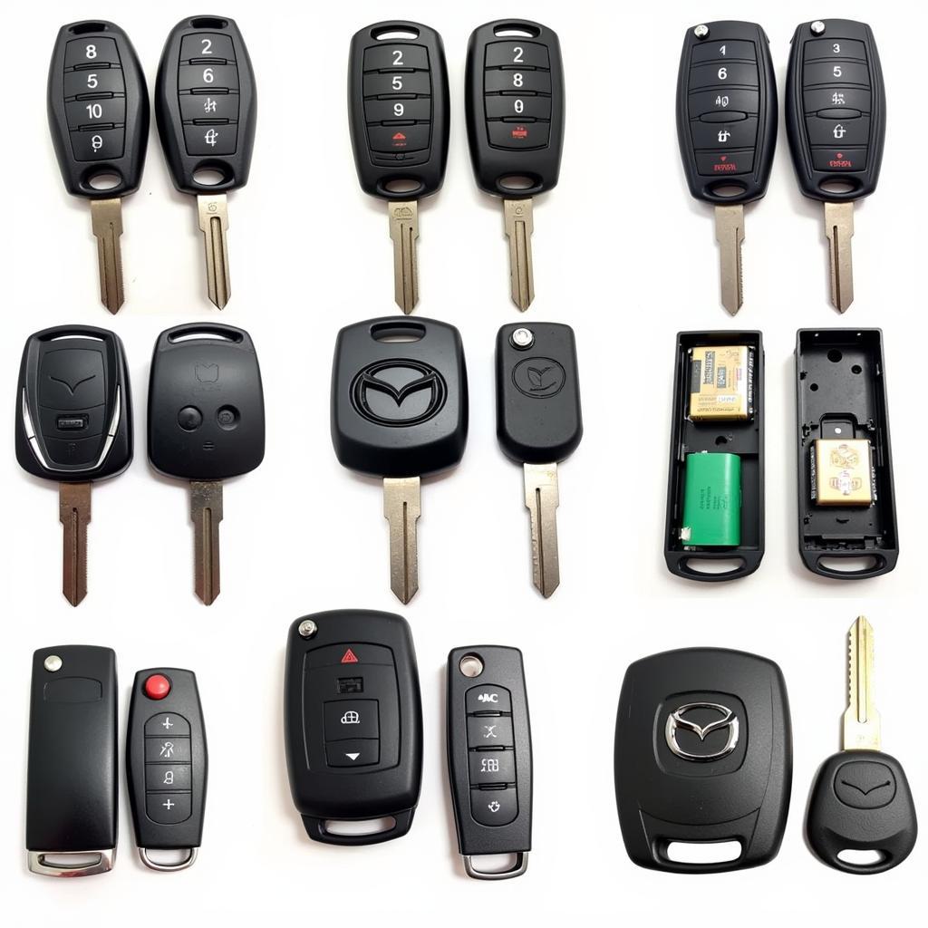 Variety of Mazda Key Fobs