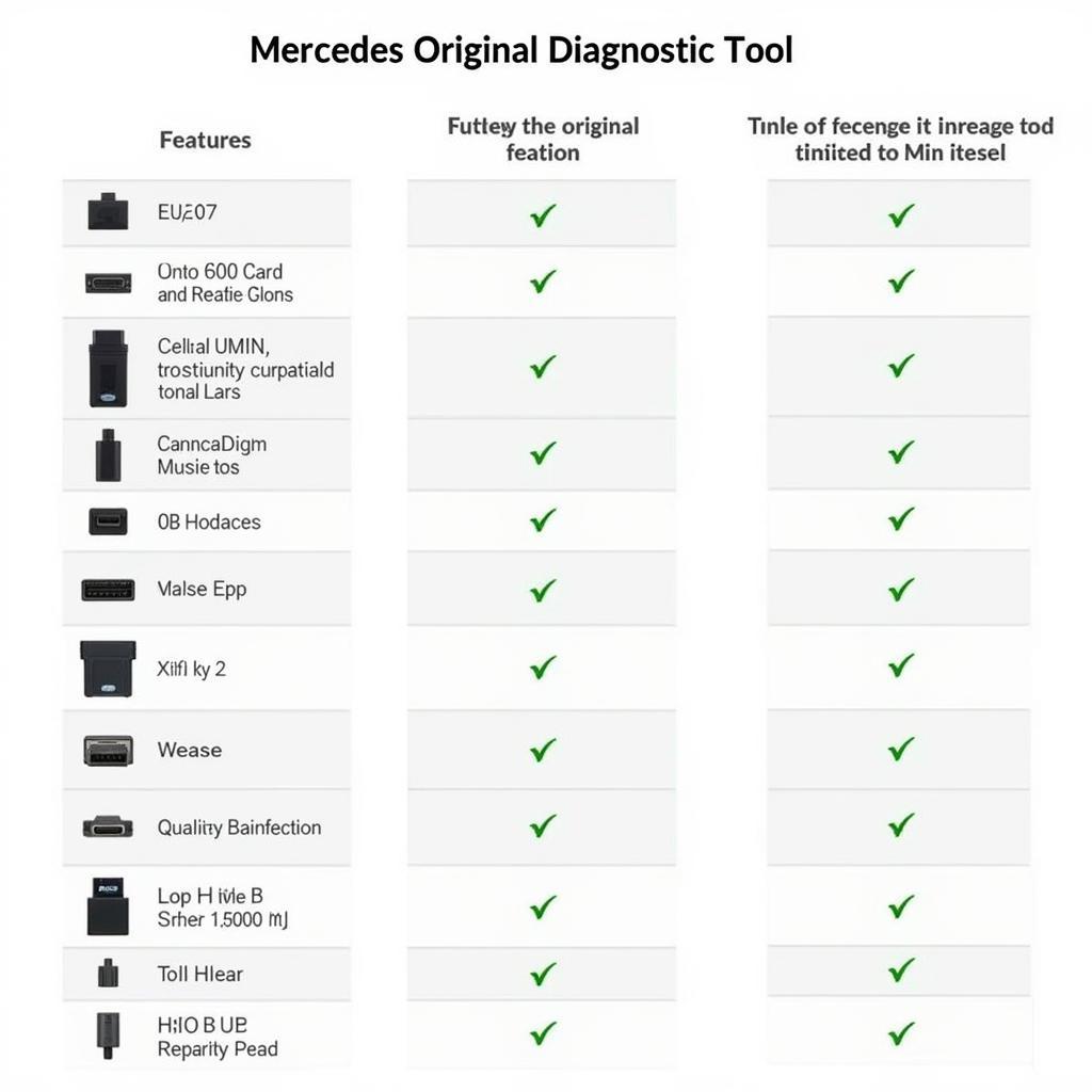 Various Mercedes Diagnostic Tools