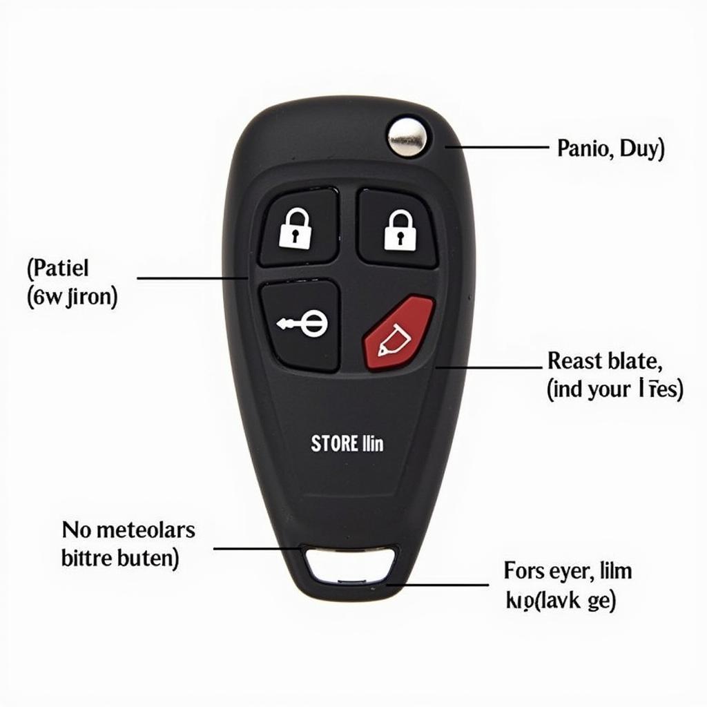 Dodge Ram Key Fob Components