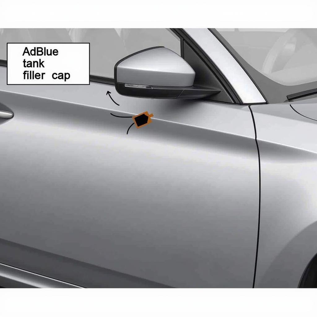 Location of the AdBlue Tank on a DS3