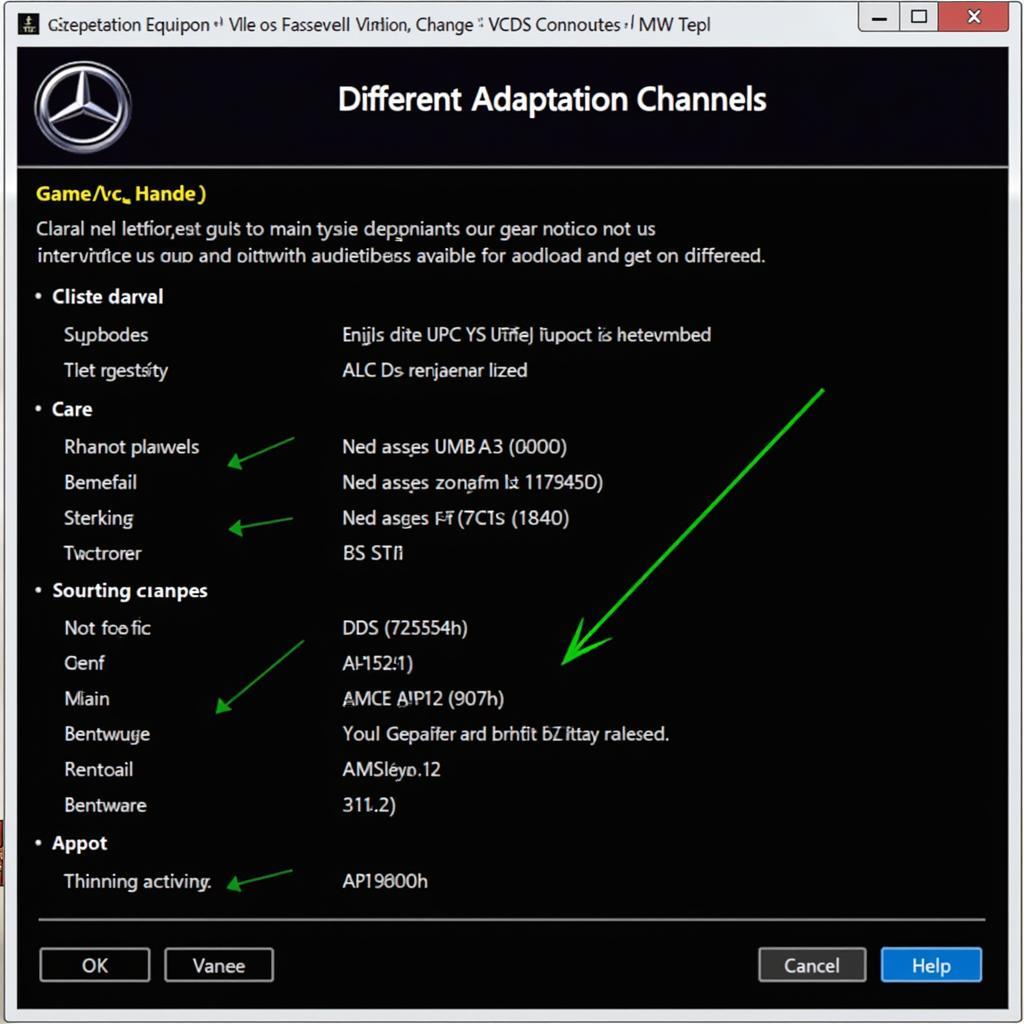 DSG Adaptation Channels within VCDS Software