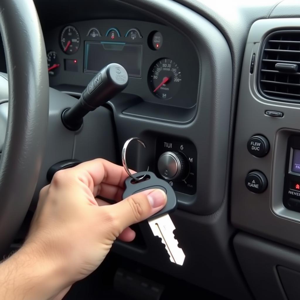 1999 Ford F150 Key in Ignition