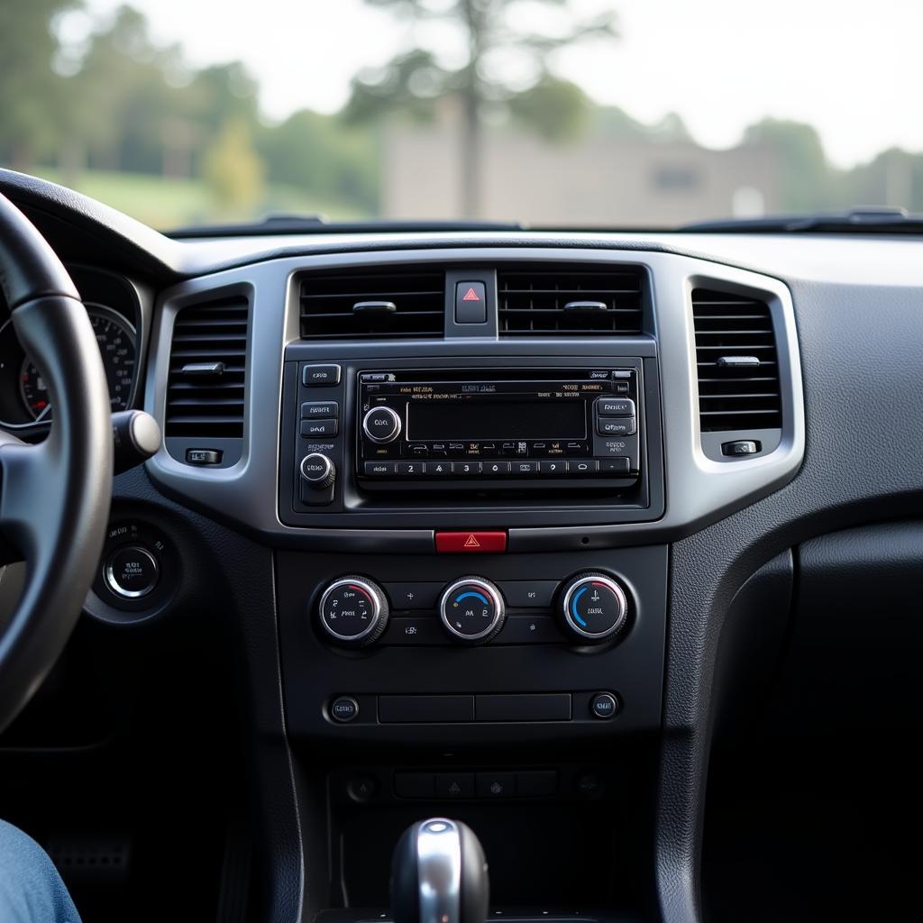 Finished Car Radio Installation