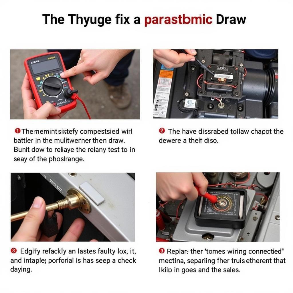 Fixing Parasitic Draw in a Car