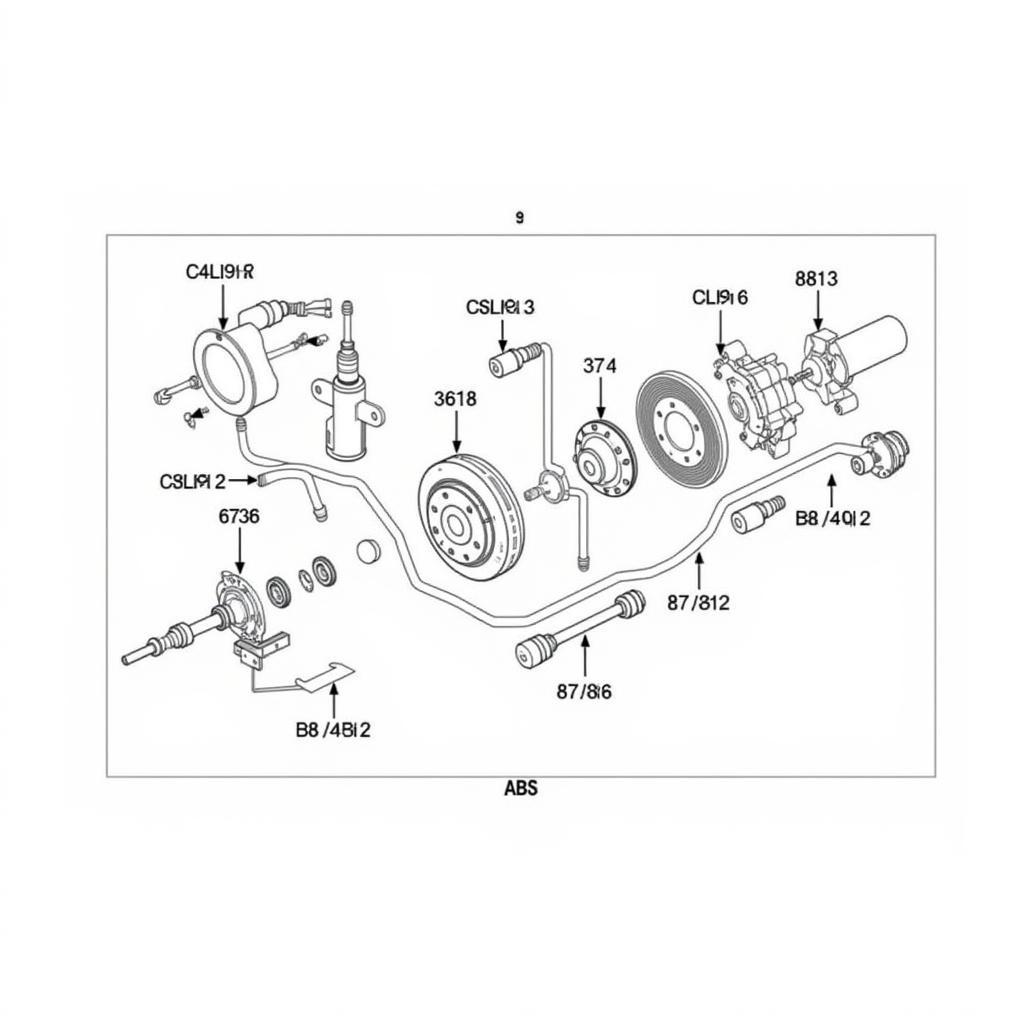 Ford Taurus Brake System Diagram