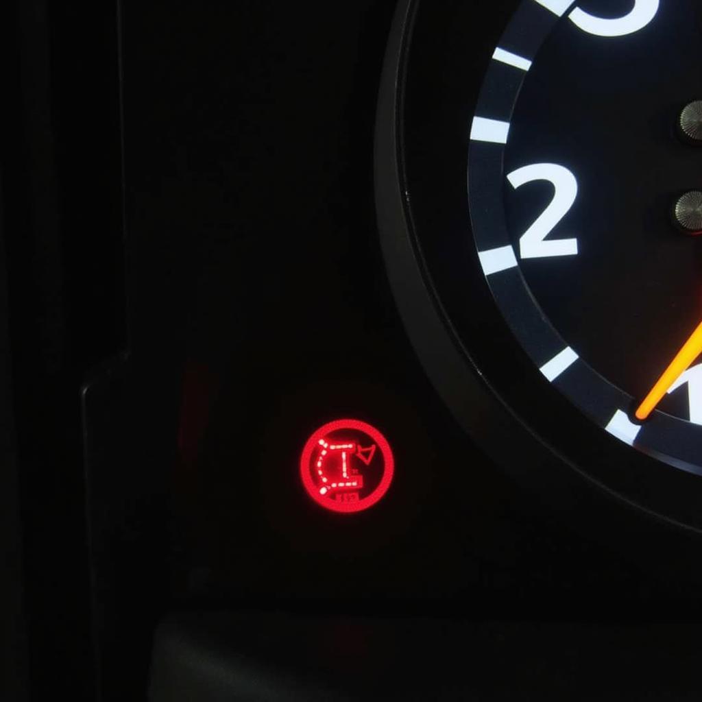 Freightliner M2 Air Brake Lock Warning Light Illuminated on Dashboard