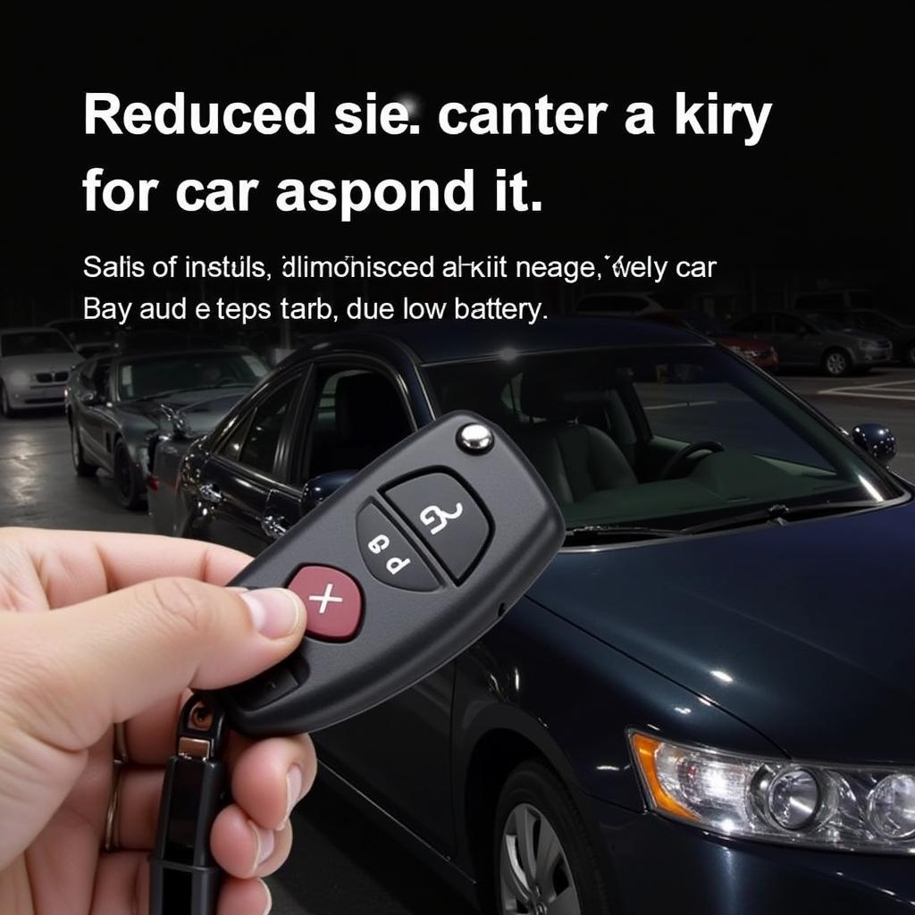 Honda Accord Key Fob Low Battery Range