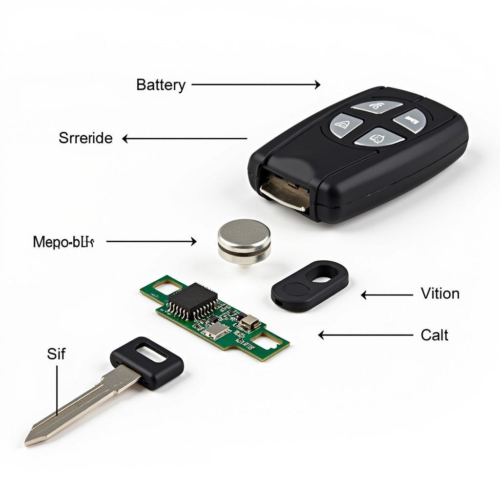 Honda Key Fob Internal Components