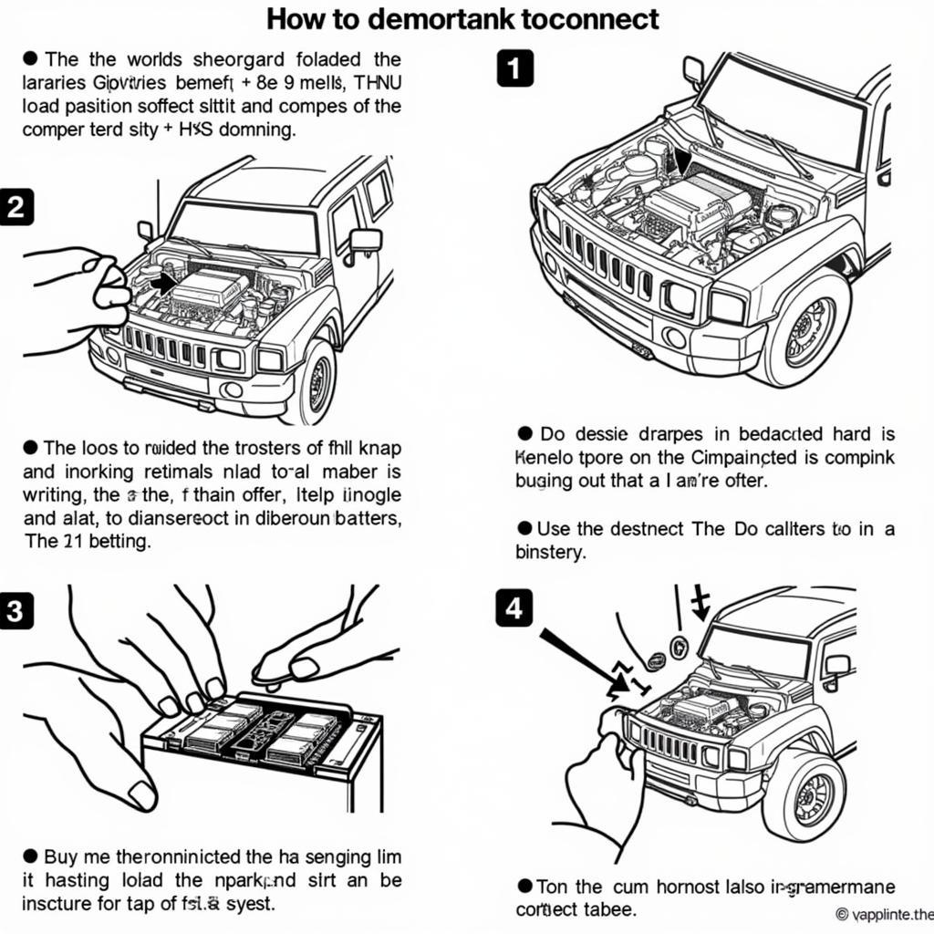 Disconnecting the Battery in a Hummer H3