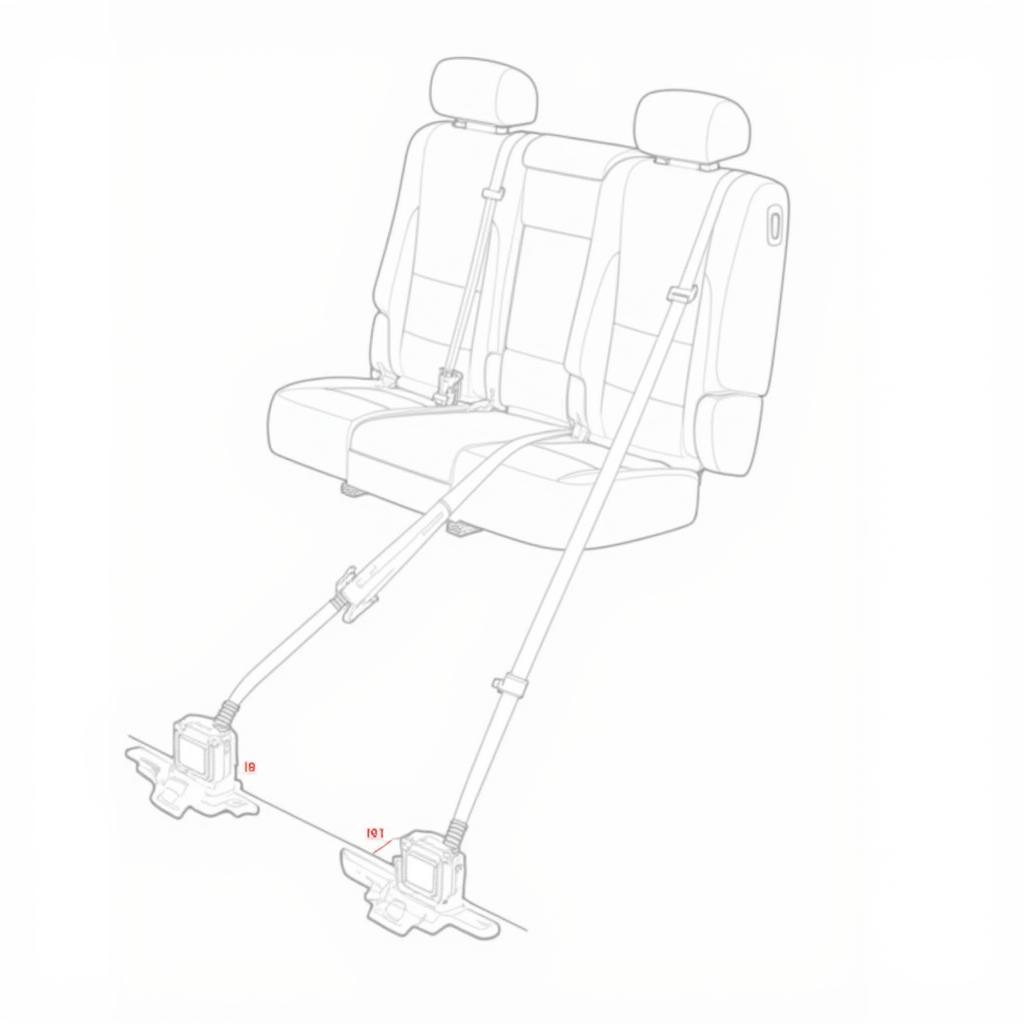 Infiniti Seat Belt System Diagram