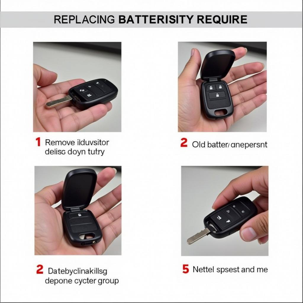 Replacing the Battery in an Infinity Key Fob