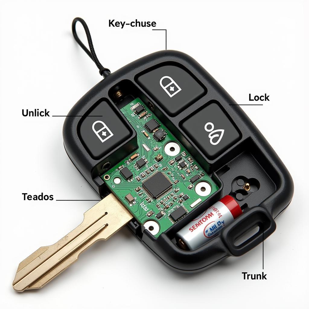 Inside a Car Key Fob