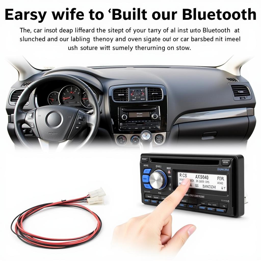 Installing Car Stereo with Bluetooth