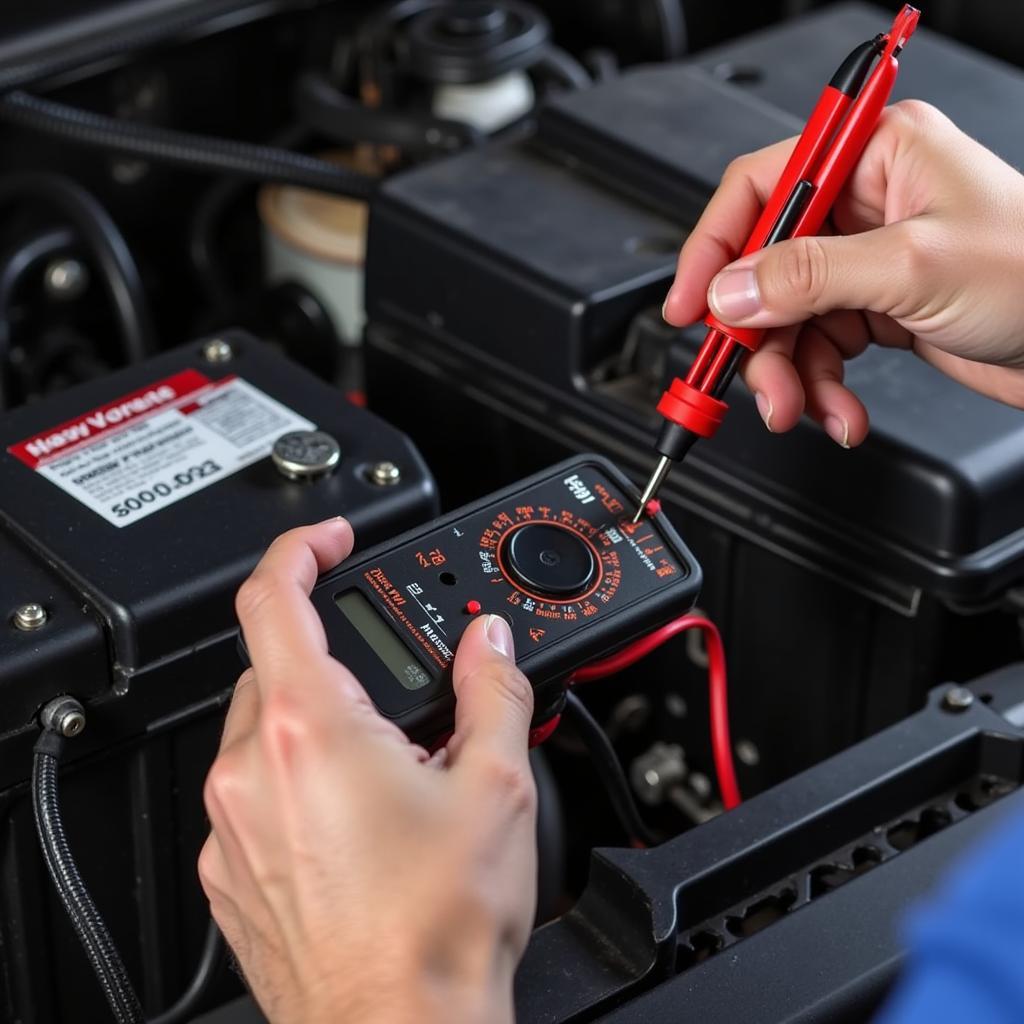 Testing a Jeep Battery