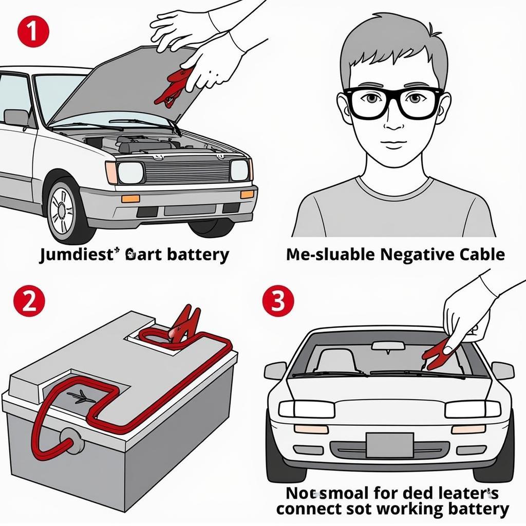 Jump Starting a Car with Jumper Cables