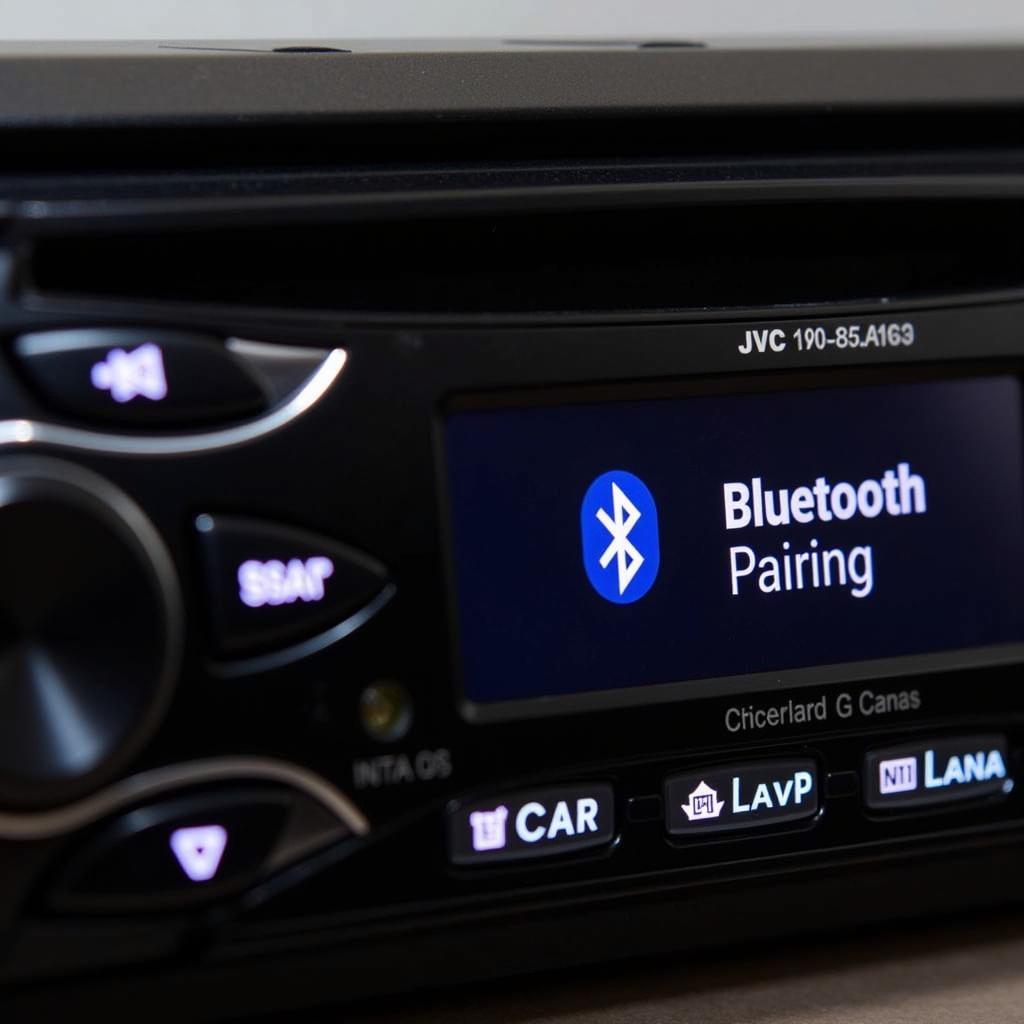 JVC Car Radio Bluetooth Interface