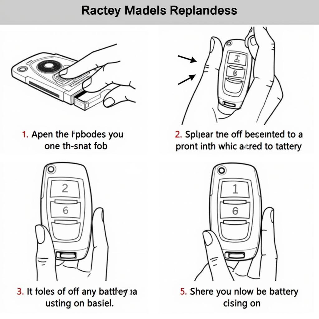 Replacing a key fob battery