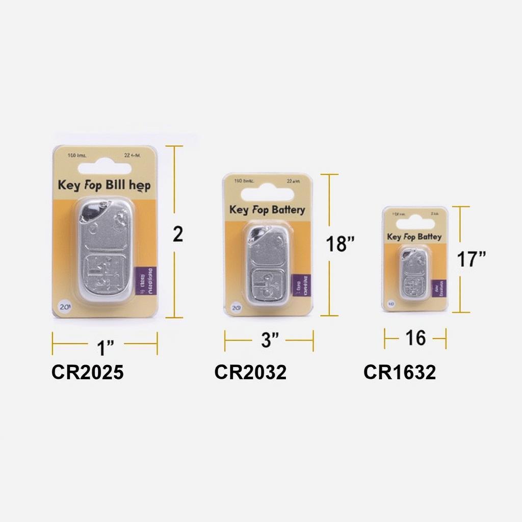 Common Key Fob Battery Types