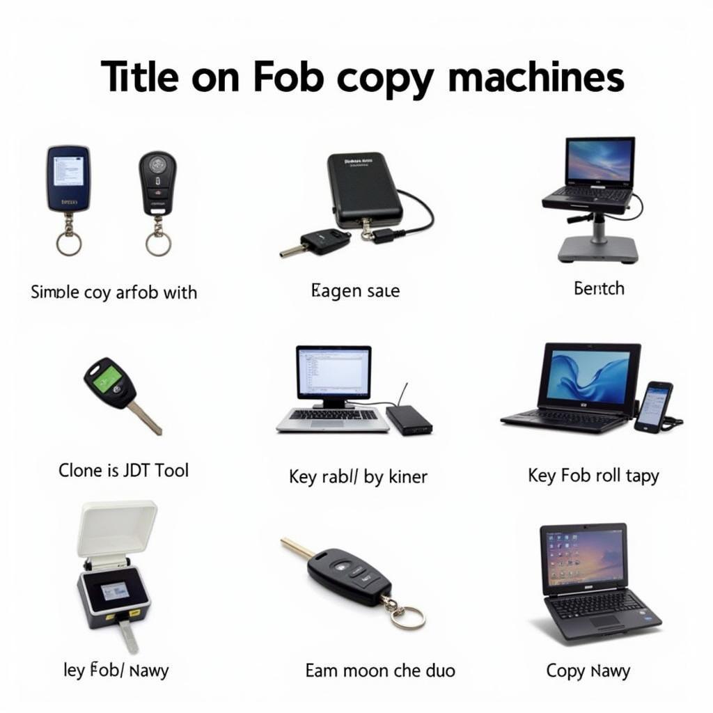 Key Fob Copy Machines