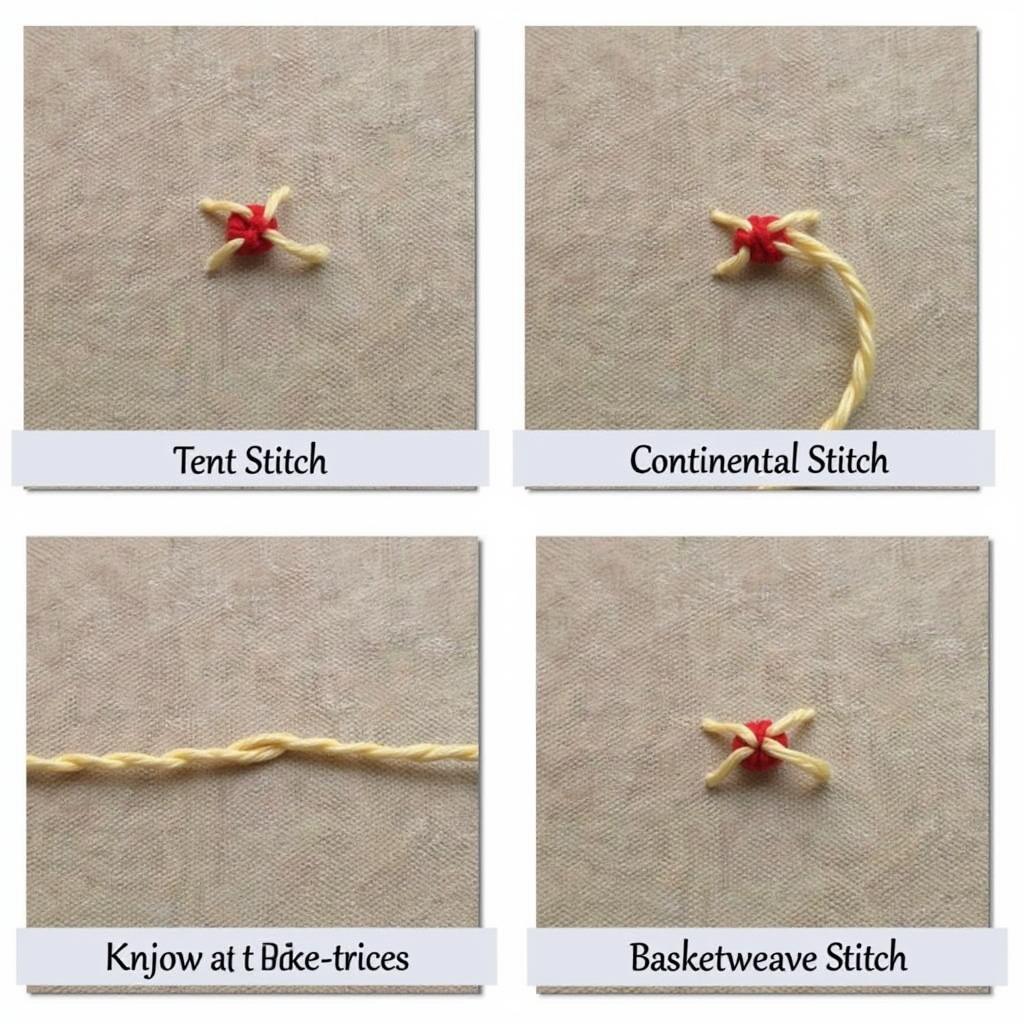 Stitching Techniques for Key Fob Needlepoint