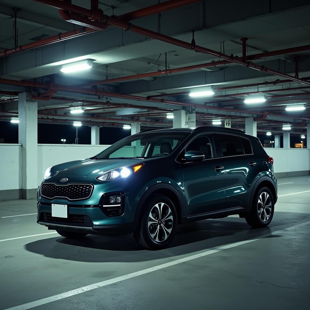 2023 Kia Sportage Parked in a Well-lit Area