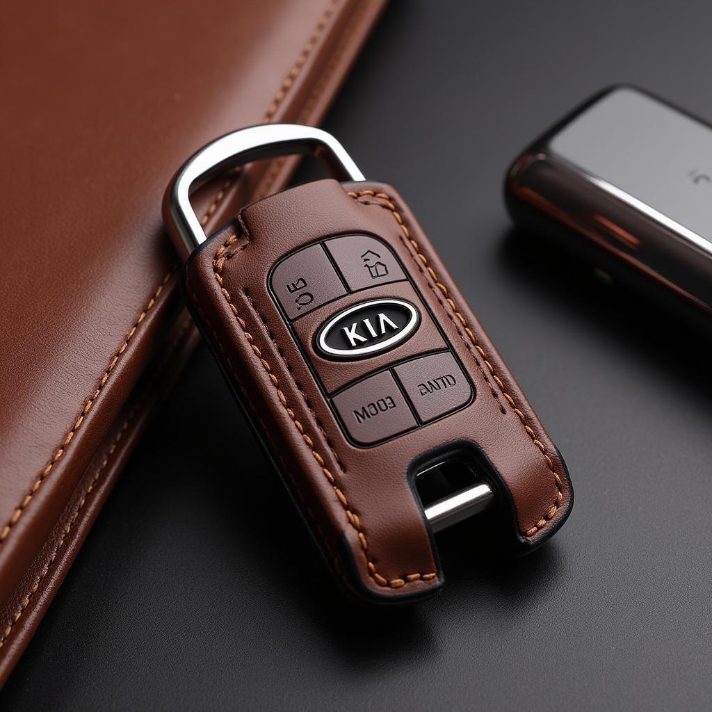 Leather 2024 Kia Telluride Key Fob Cover