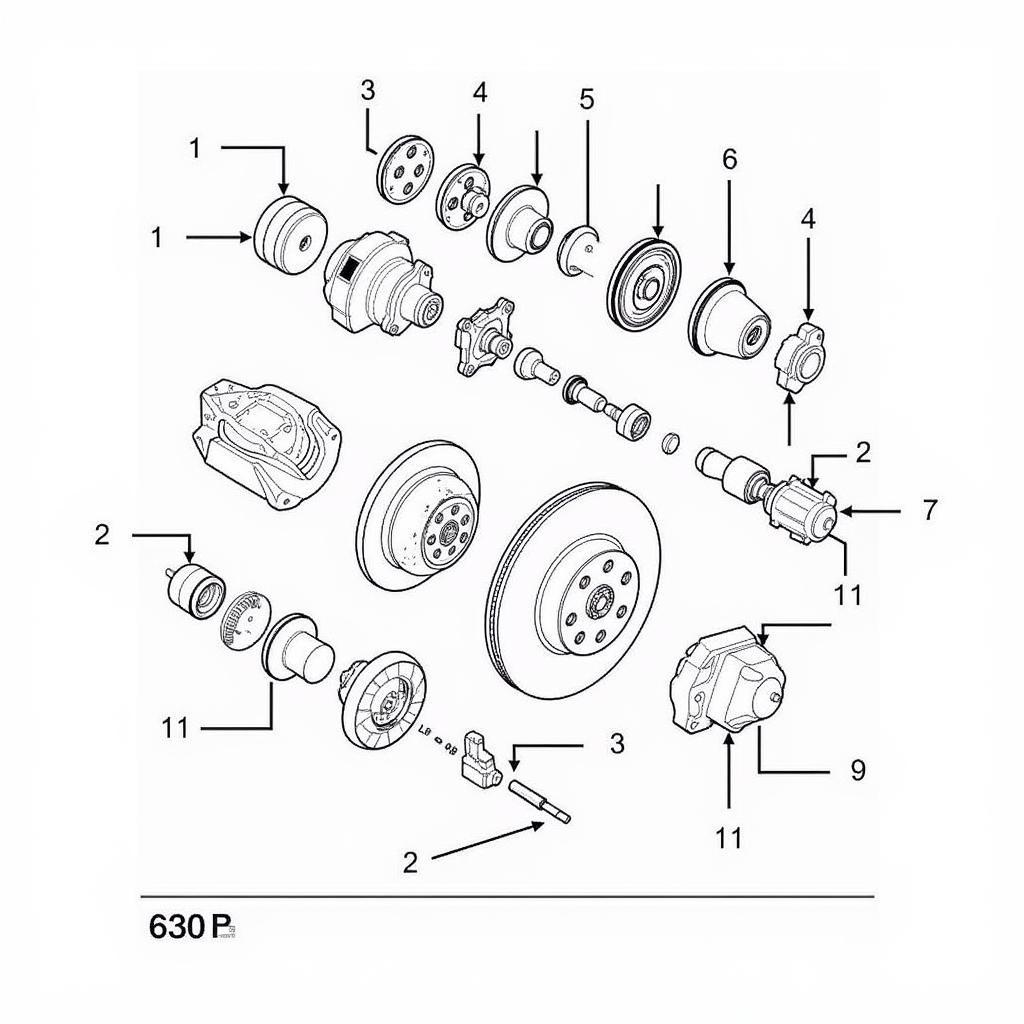 Lexus RX 350 Brake System Components