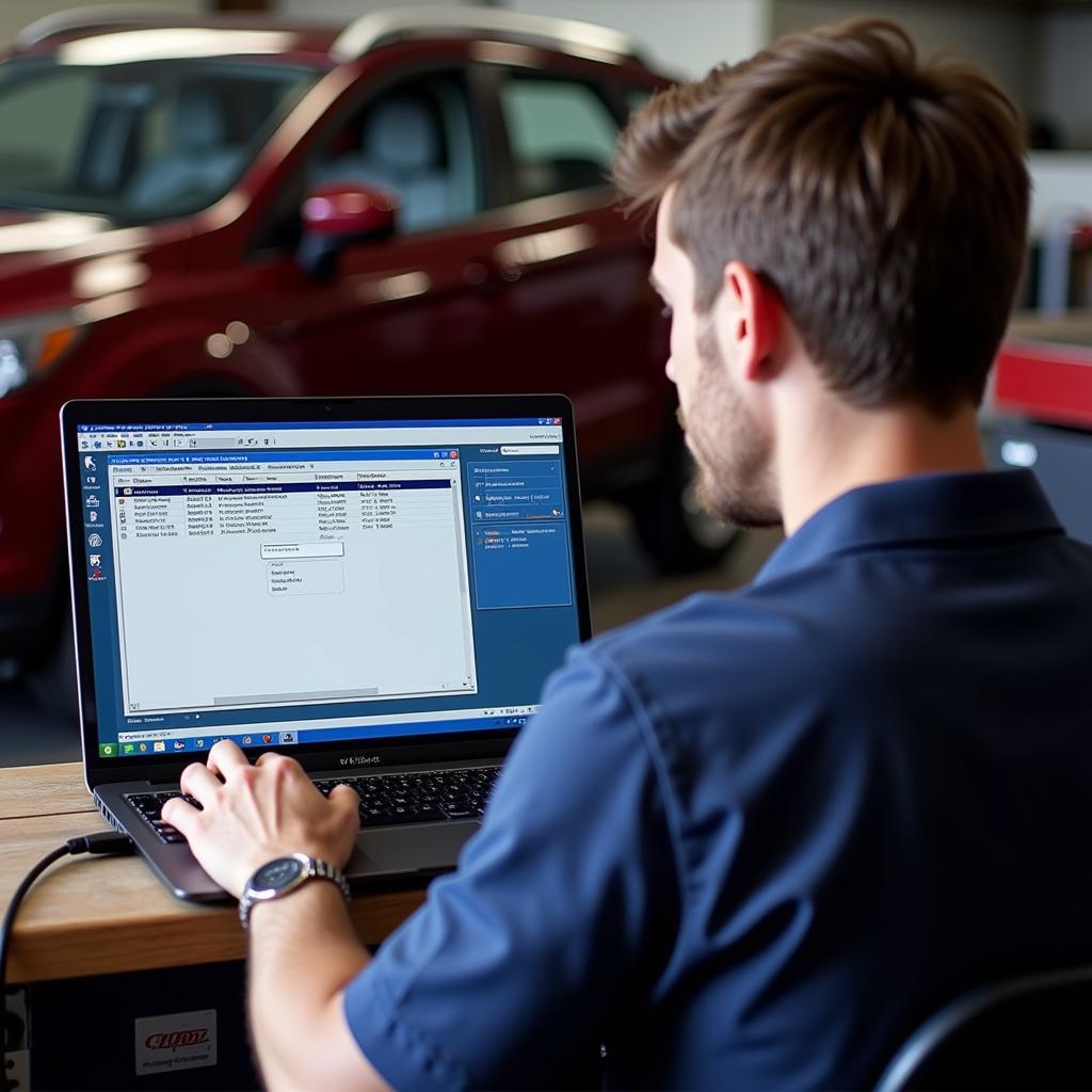 Mechanic Using VCDS to Diagnose MAF Sensor Issues