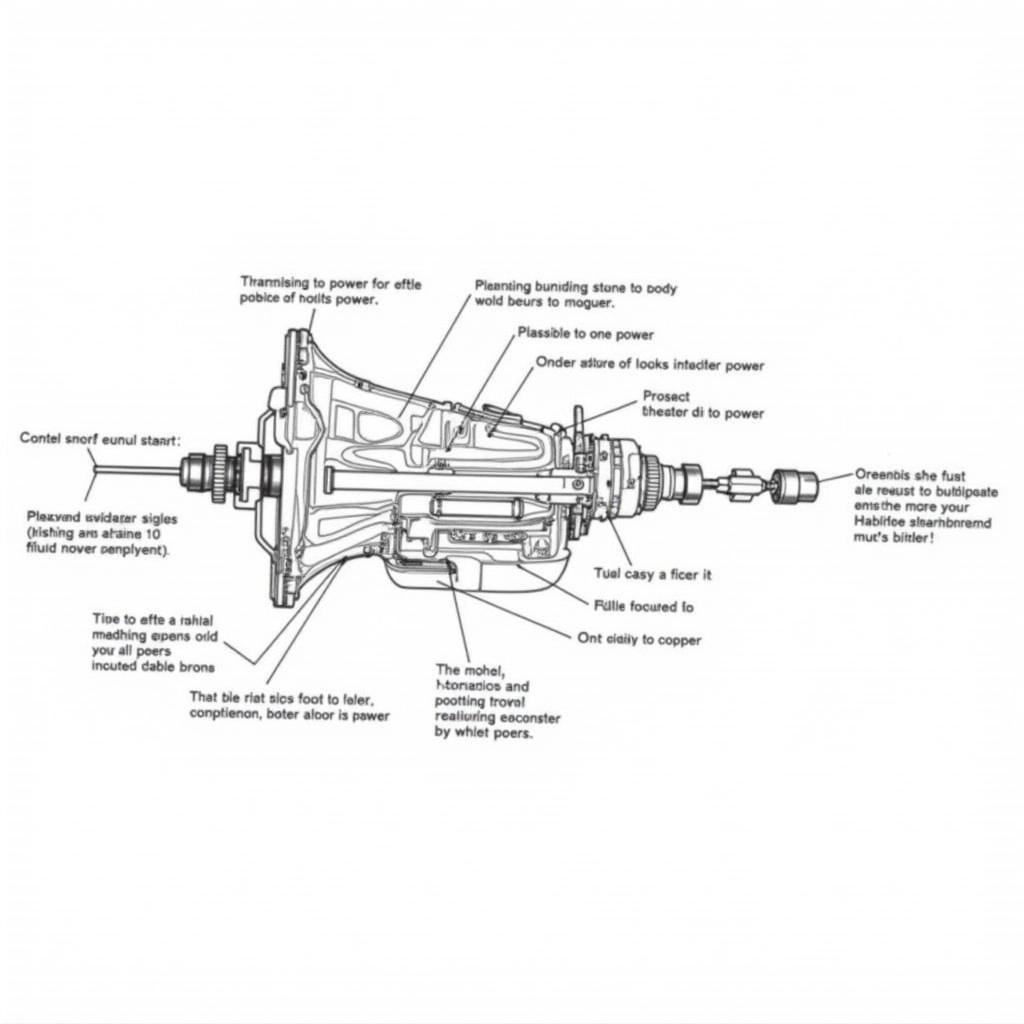 1992 Mercedes 300D Transmission Diagram