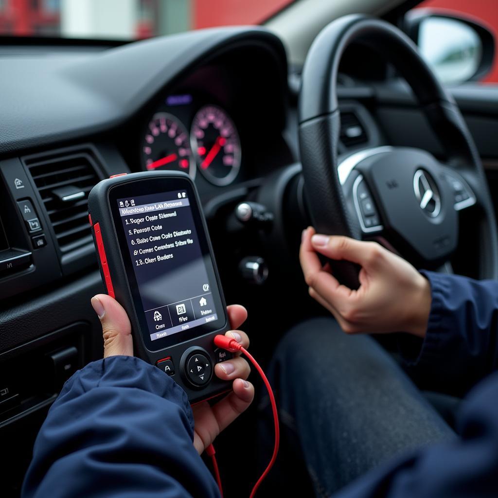 Diagnosing Mercedes Alternator Issues with a Scan Tool