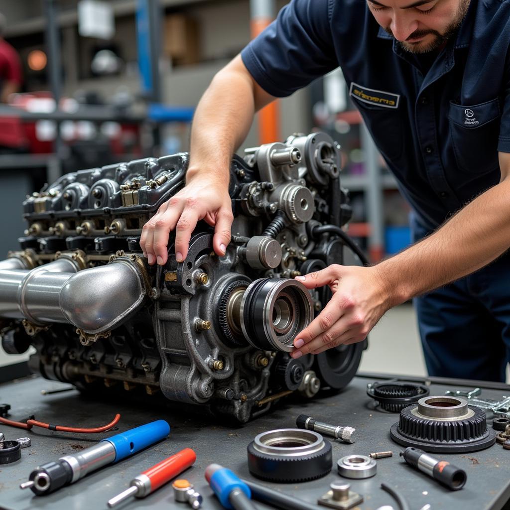 Mercedes Benz Balance Shaft Repair Process