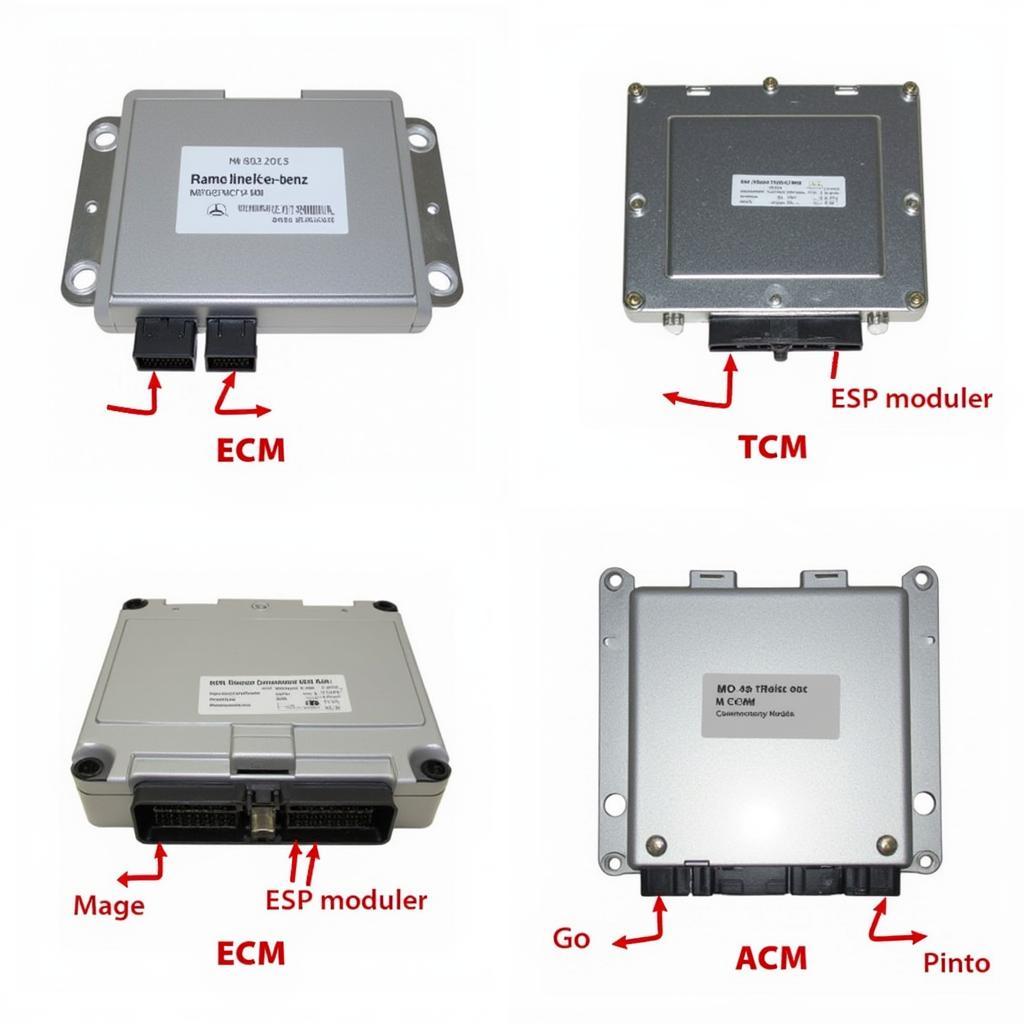 Various Mercedes-Benz Control Modules Requiring SCN Coding