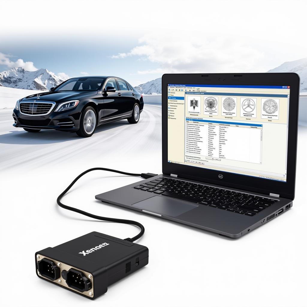 Mercedes Benz Software Programming Tools: XENTRY/DAS on Laptop