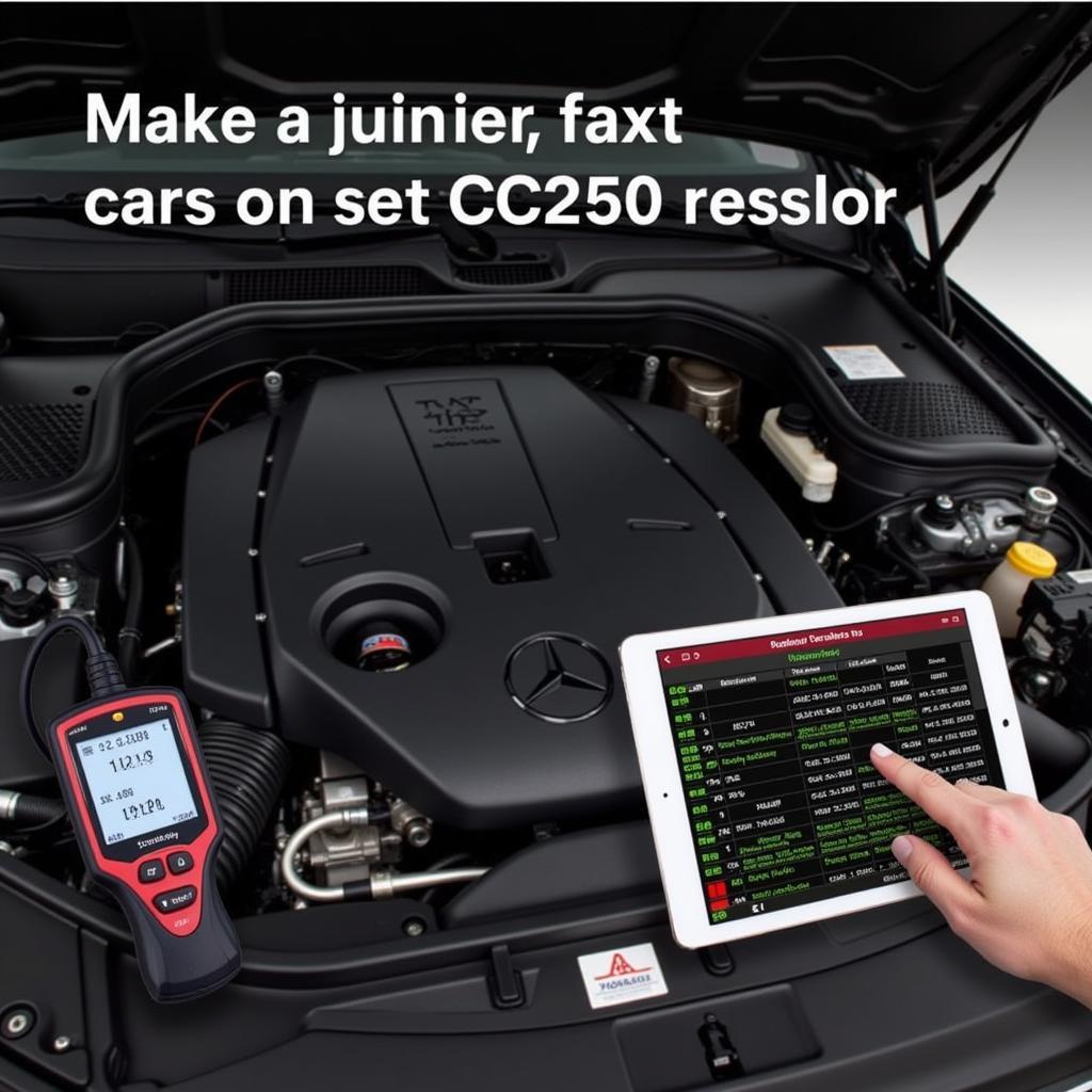 Mercedes CLA 250 Engine Diagnostic Scan using OBD-II Scanner