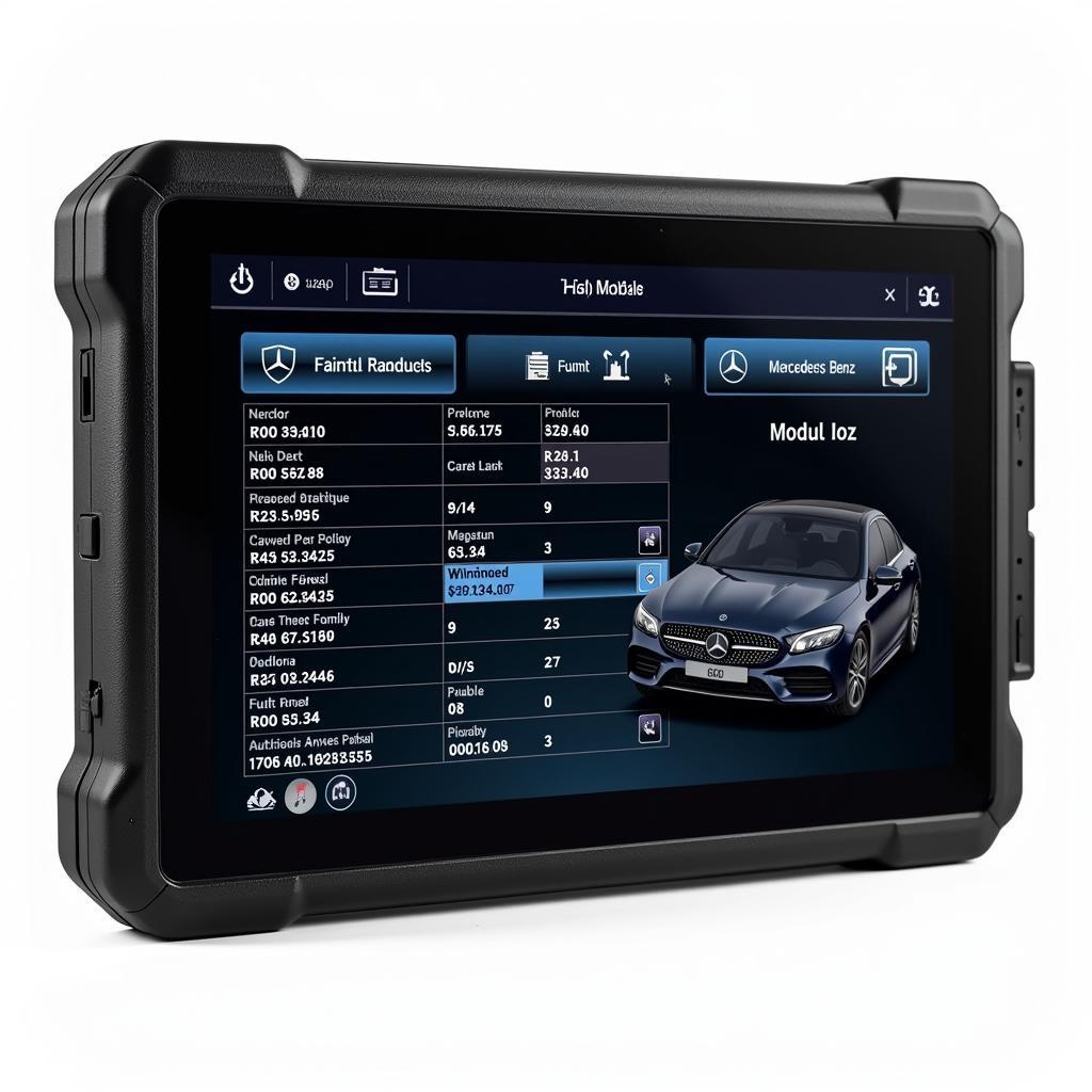 Mobile Diagnostic Software Interface for Mercedes-Benz