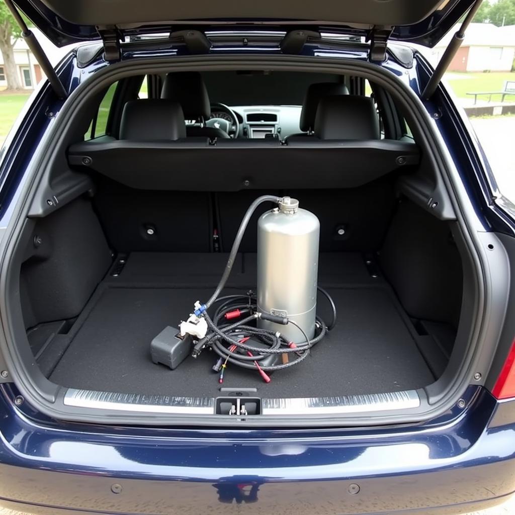 Mercedes Door Air Pump Location in Trunk