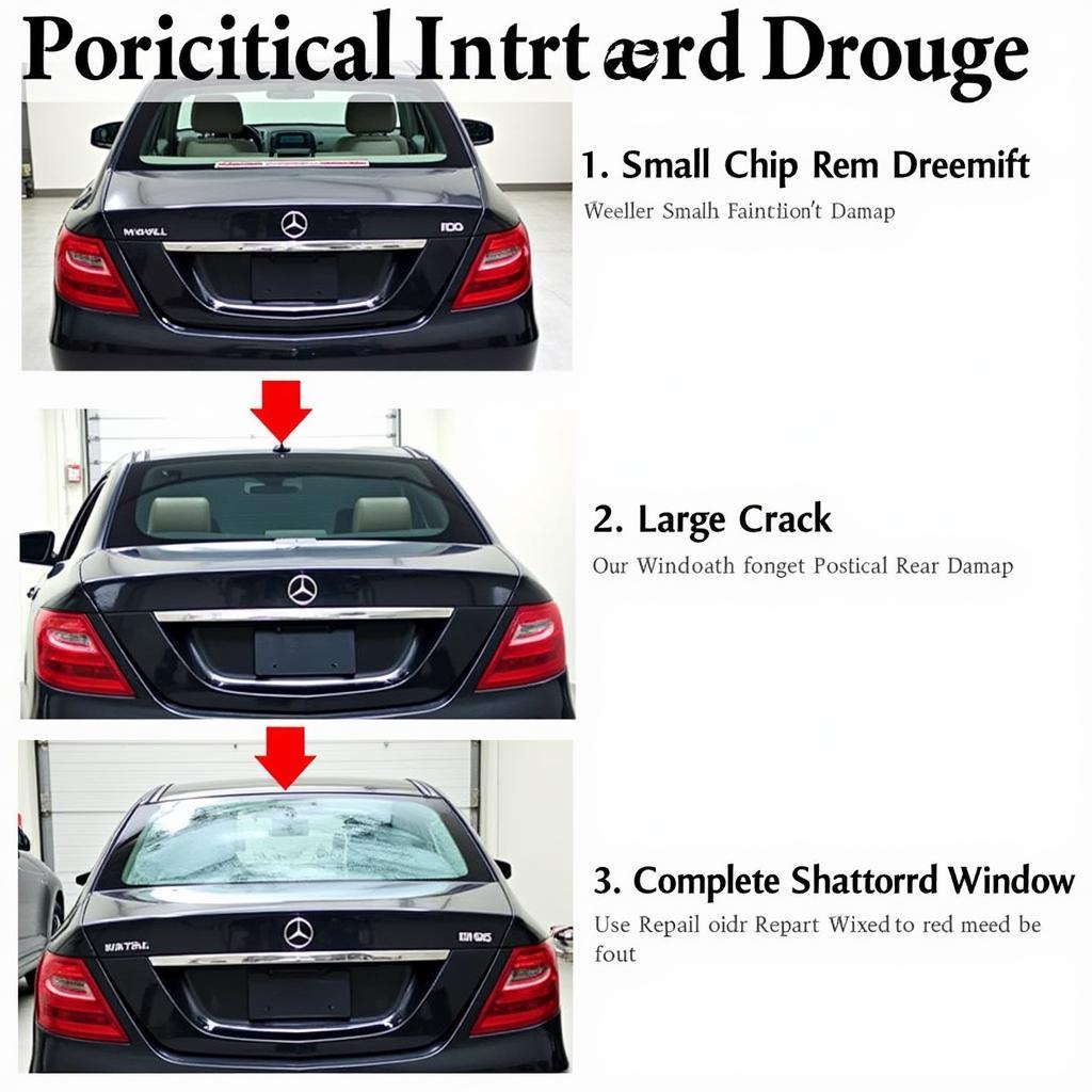 Mercedes Rear Window Damage Types