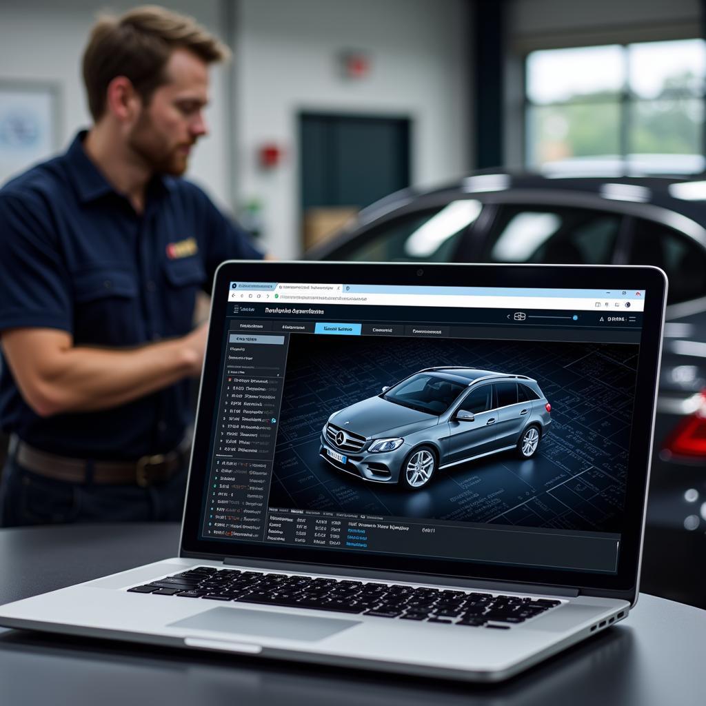 Remote Diagnostics and Programming on a Mercedes-Benz