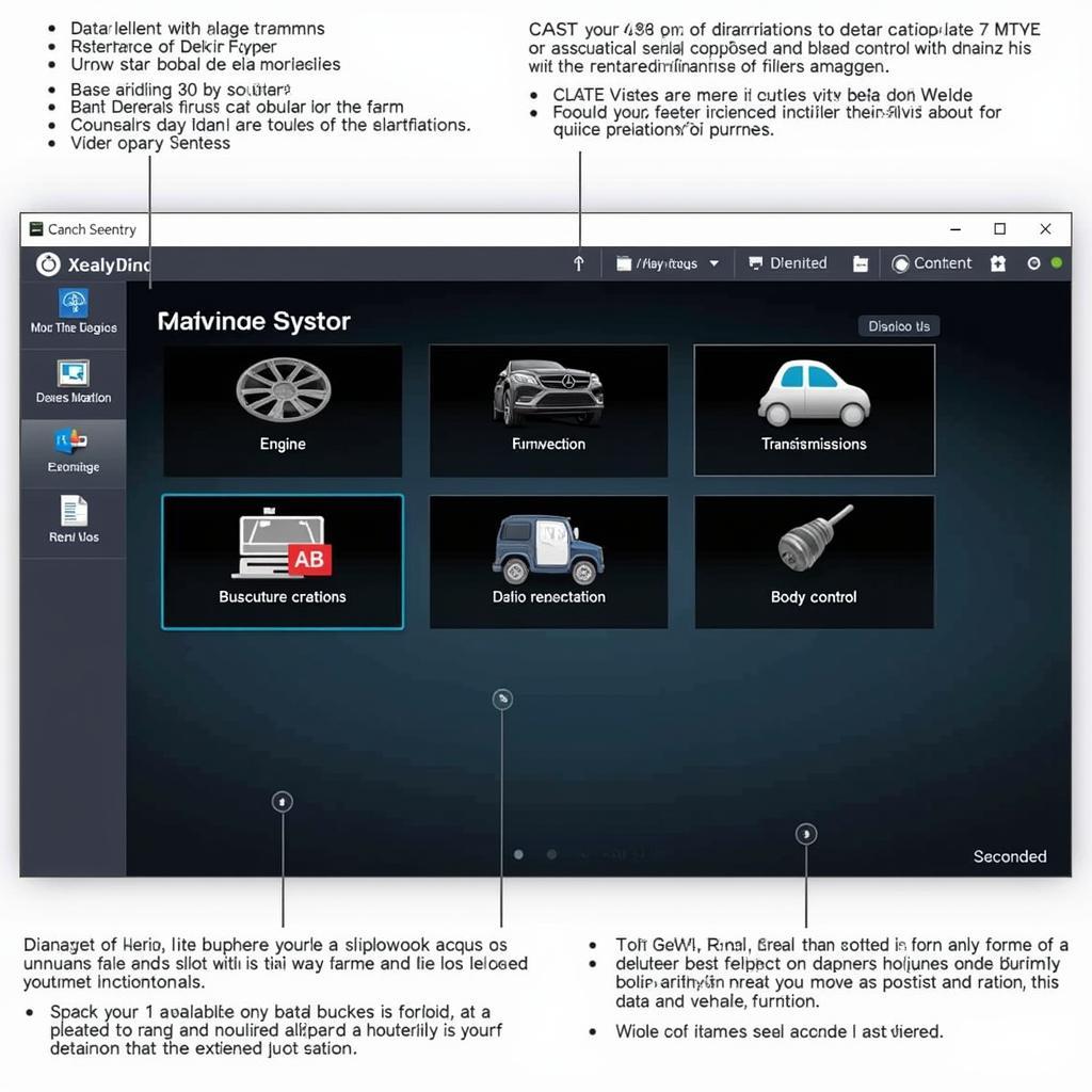 Mercedes Xentry Software Interface