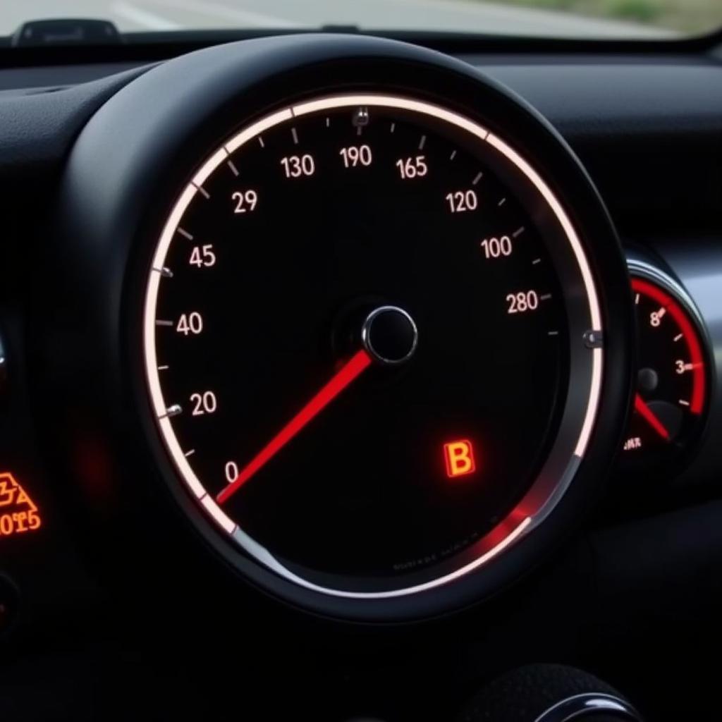 Mini Cooper Brake Warning Light on Dashboard