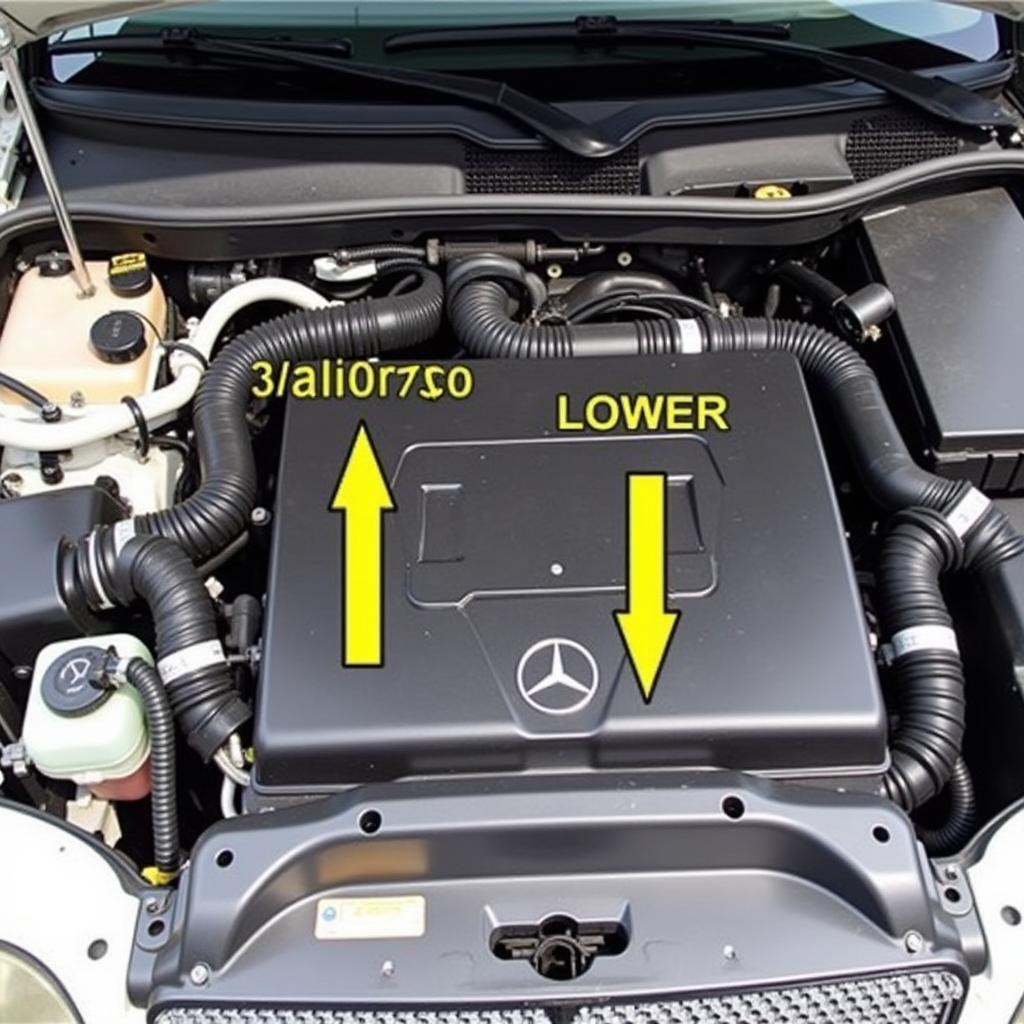 Mercedes ML430 Radiator Hose Location