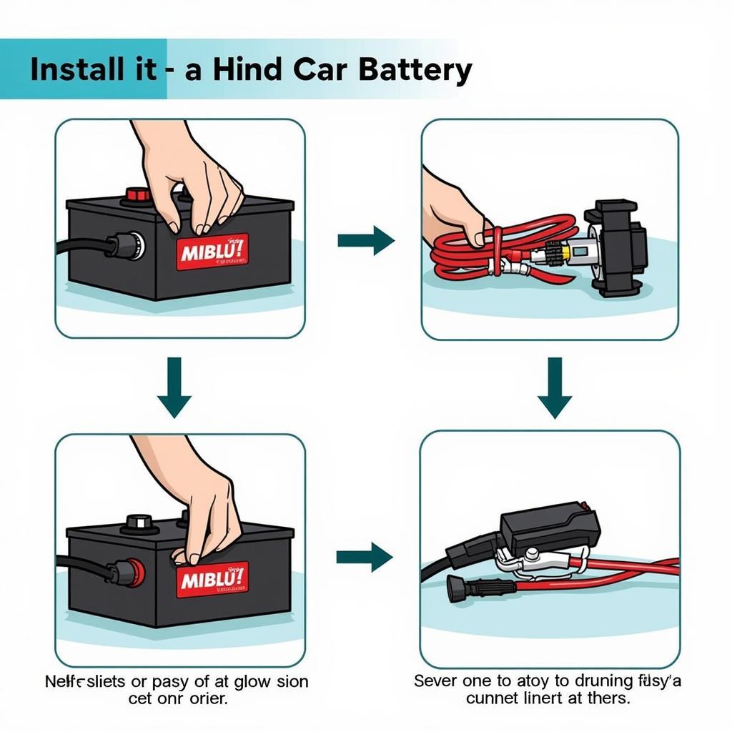 New Car Battery Installation Process