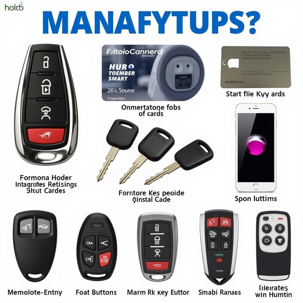 Different Types of New Car Key Fobs