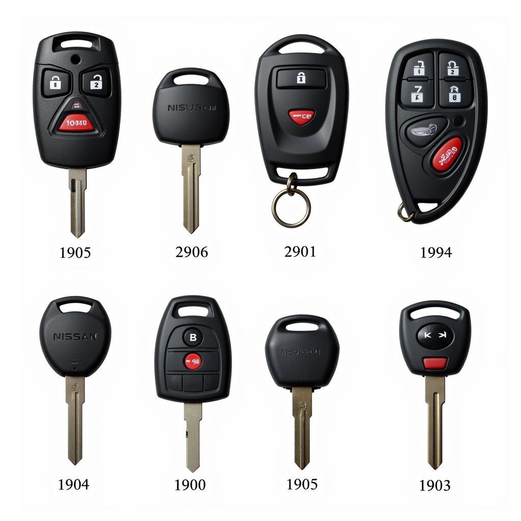 Different Nissan Altima Key Fob Types