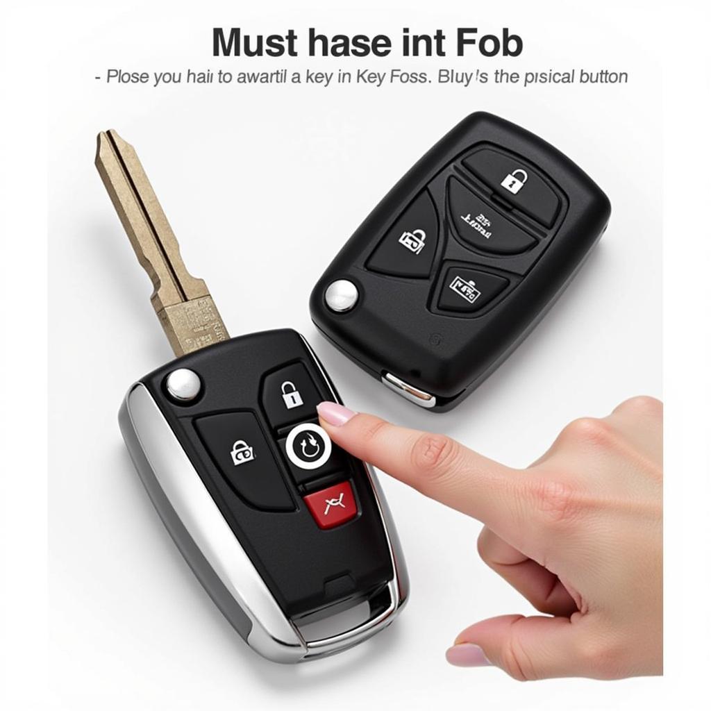 Opening a Nissan Key Fob with a Release Button