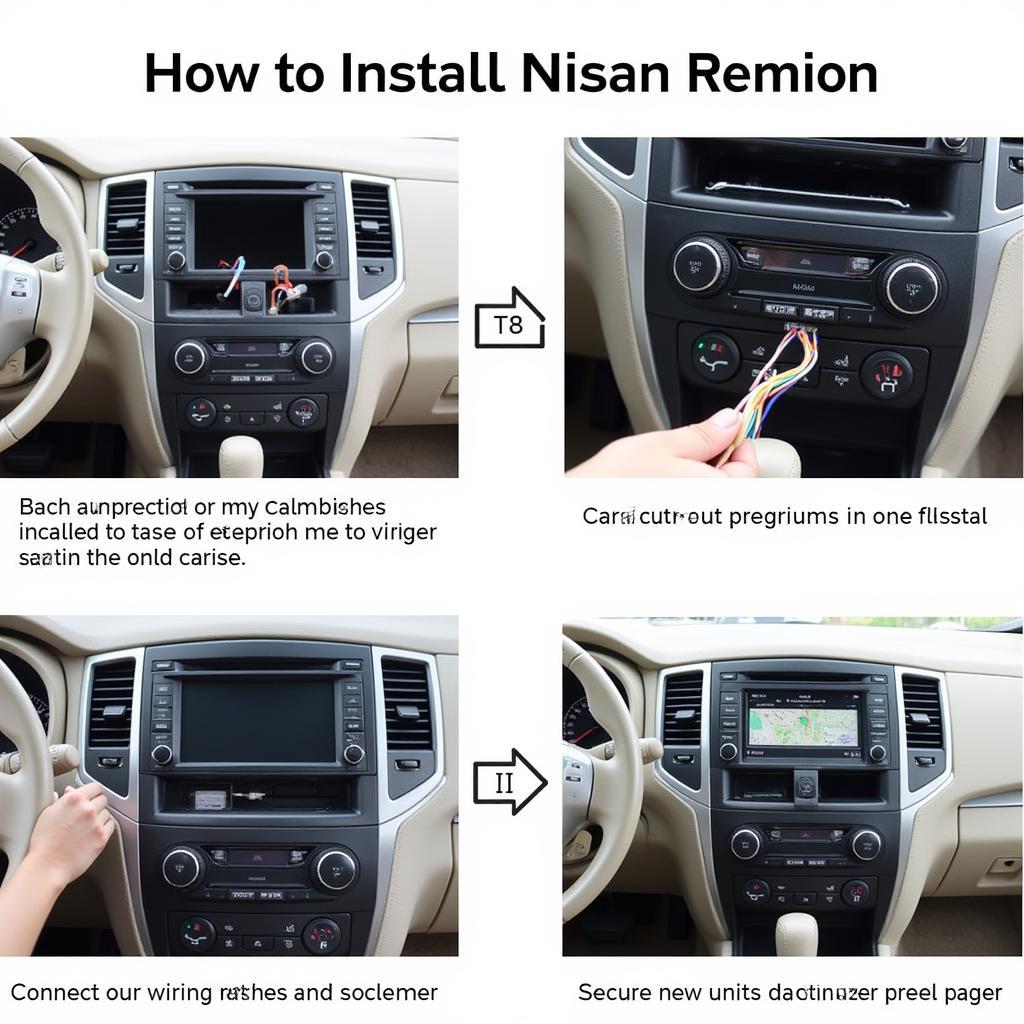 Nissan Pathfinder Car Radio Installation Process