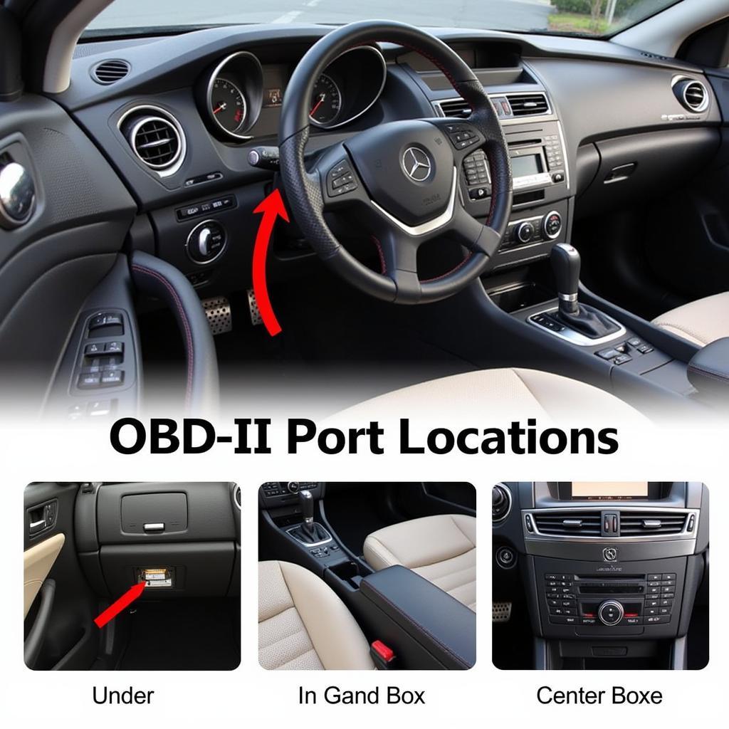 OBD-II Port Location in Mercedes-Benz