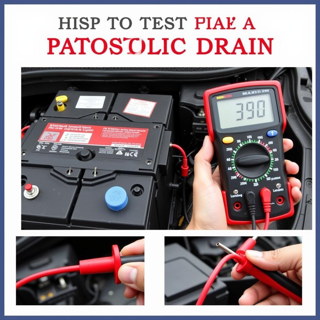 Parasitic Battery Drain Test Using Multimeter