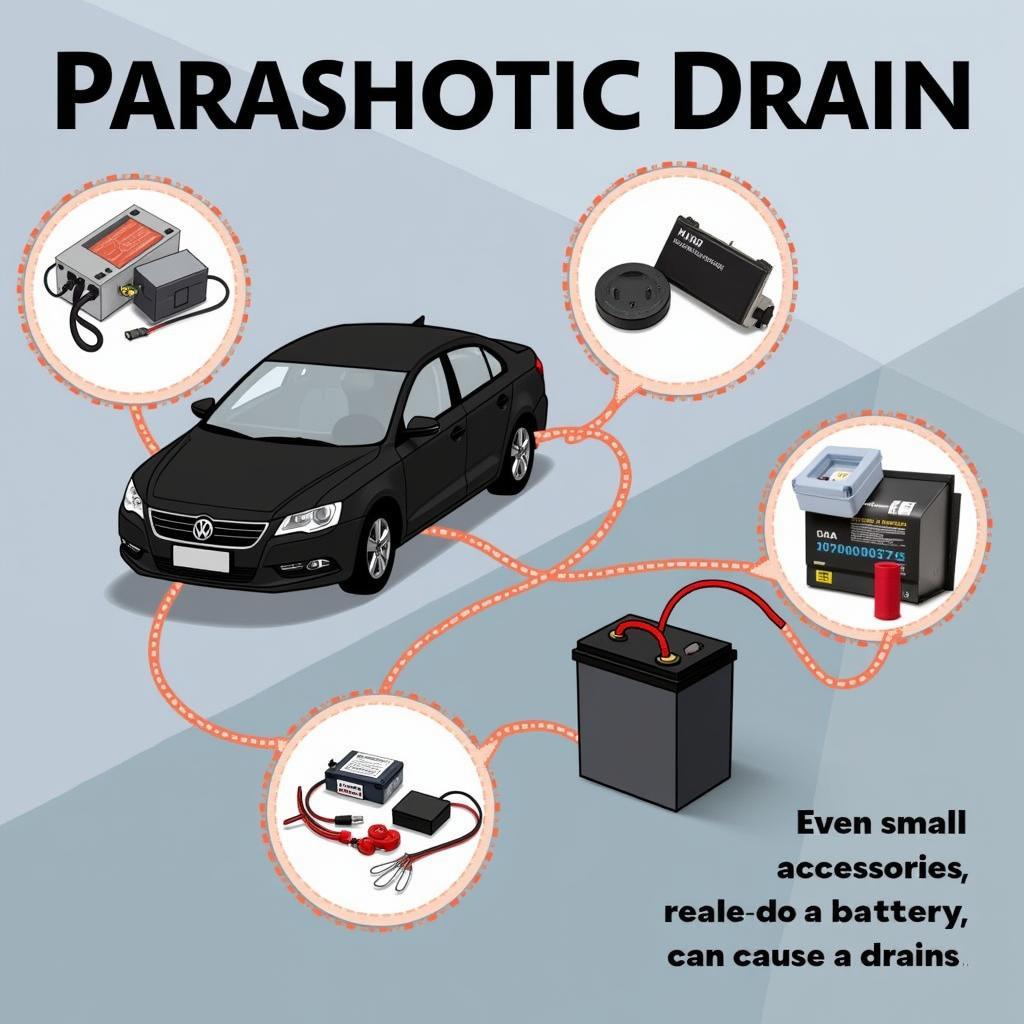 Parasitic Drain Illustration