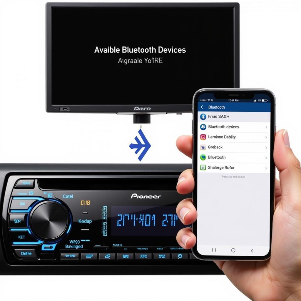 Pioneer Car Radio Bluetooth Pairing Process